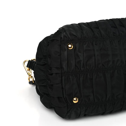 Prada Tessuto Nylon Gaufre Tote Black 7 of 11