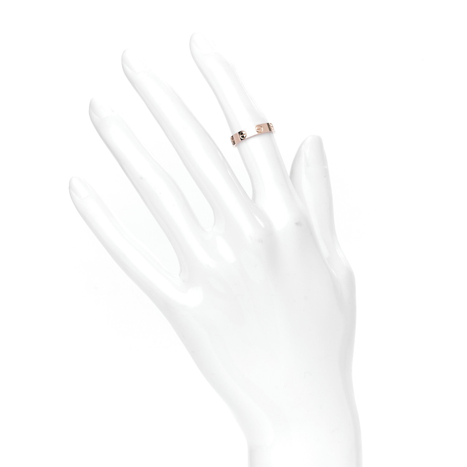 Cartier 18K Pink Gold 3.5mm LOVE Wedding Band Ring 47 4 2 of 5