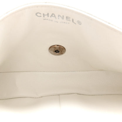 Chanel Caviar Quilted East West Flap Bijoux Chain White 4 of 11