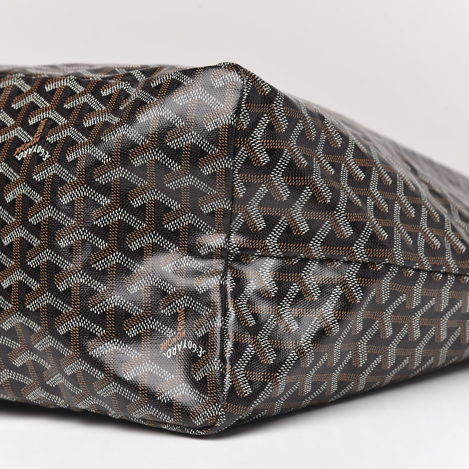 Goyard Goyardine Saint Louis GM Black Gold 10 of 10