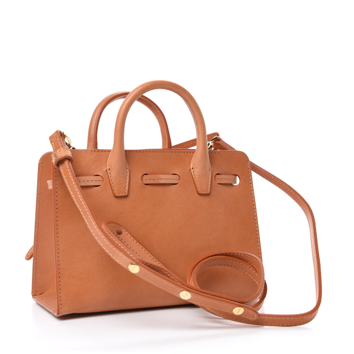 Calfskin Mini Mini Sun Bag Cammello Dolly