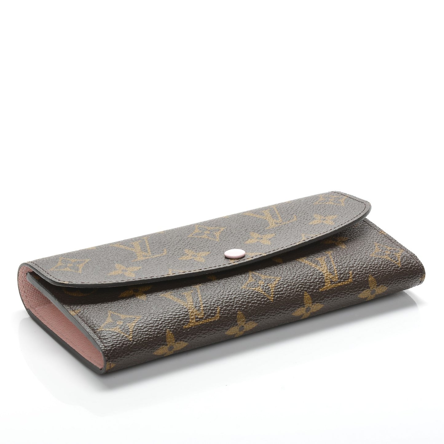 Monogram Emilie Wallet Rose Ballerine