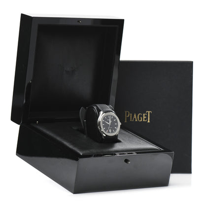 Piaget Stainless Steel Rubber 42mm Polo Date Automatic Watch Black 5 of 5