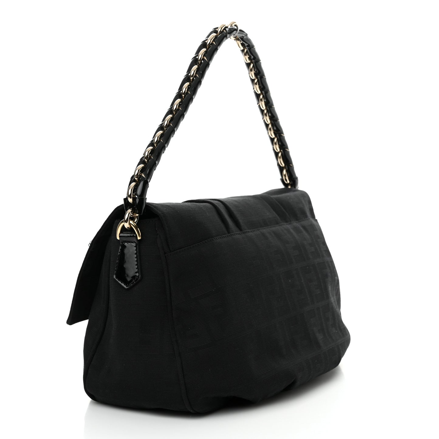 Zucca Enamel Mia Shoulder Flap Black