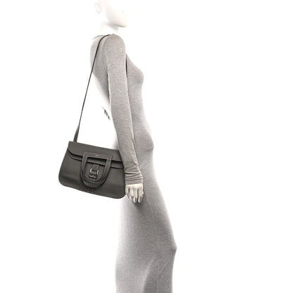 Hermes Taurillon Clemence Halzan 31 GM Gris Meyer 2 of 10
