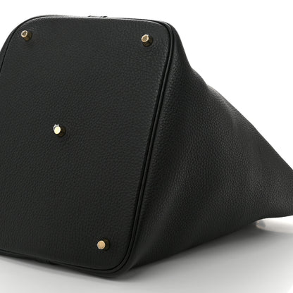 Hermes Taurillon Clemence Picotin Lock 26 GM Black 10 of 10