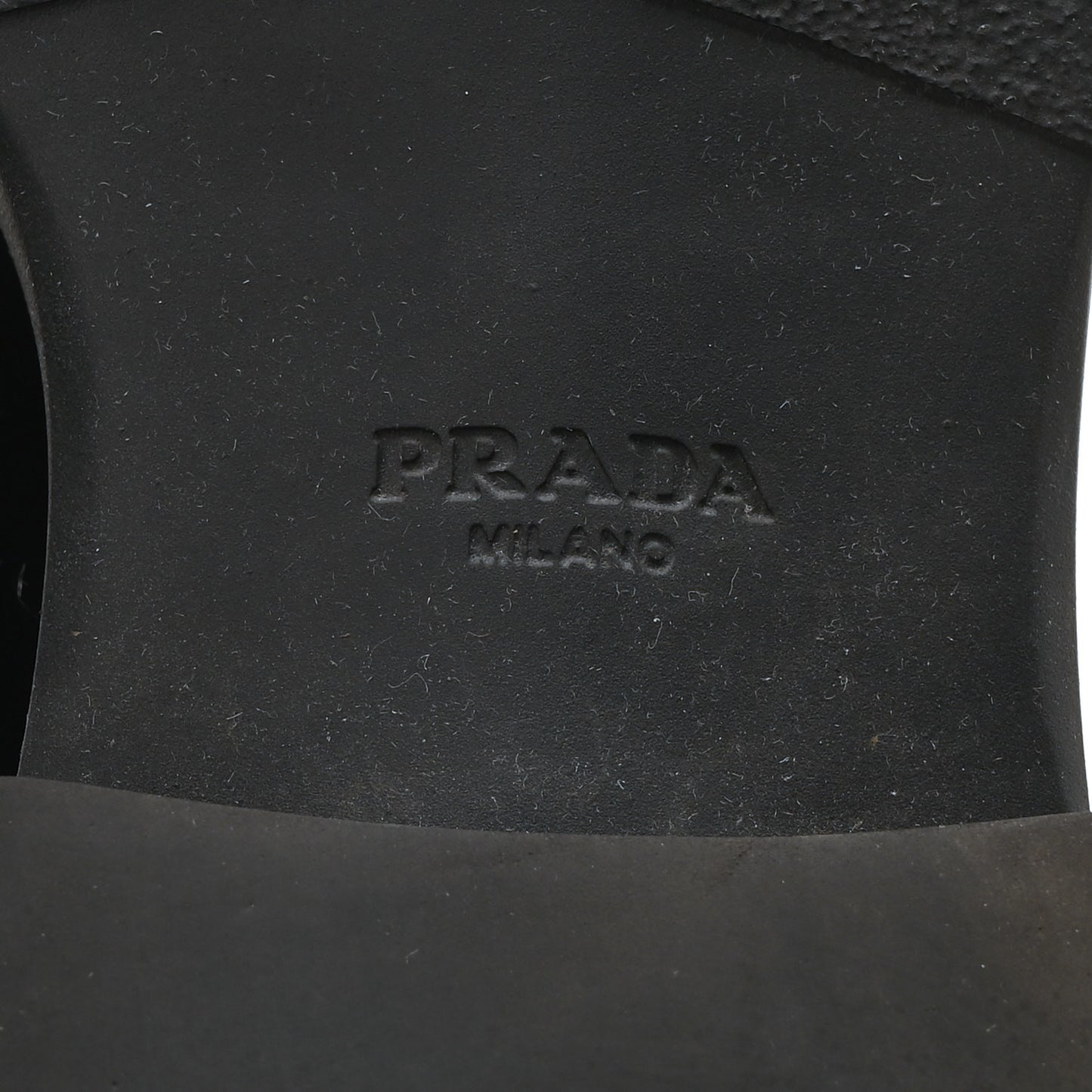 Spazzolato Metal Triangle Logo 50mm Loafers 37 Black