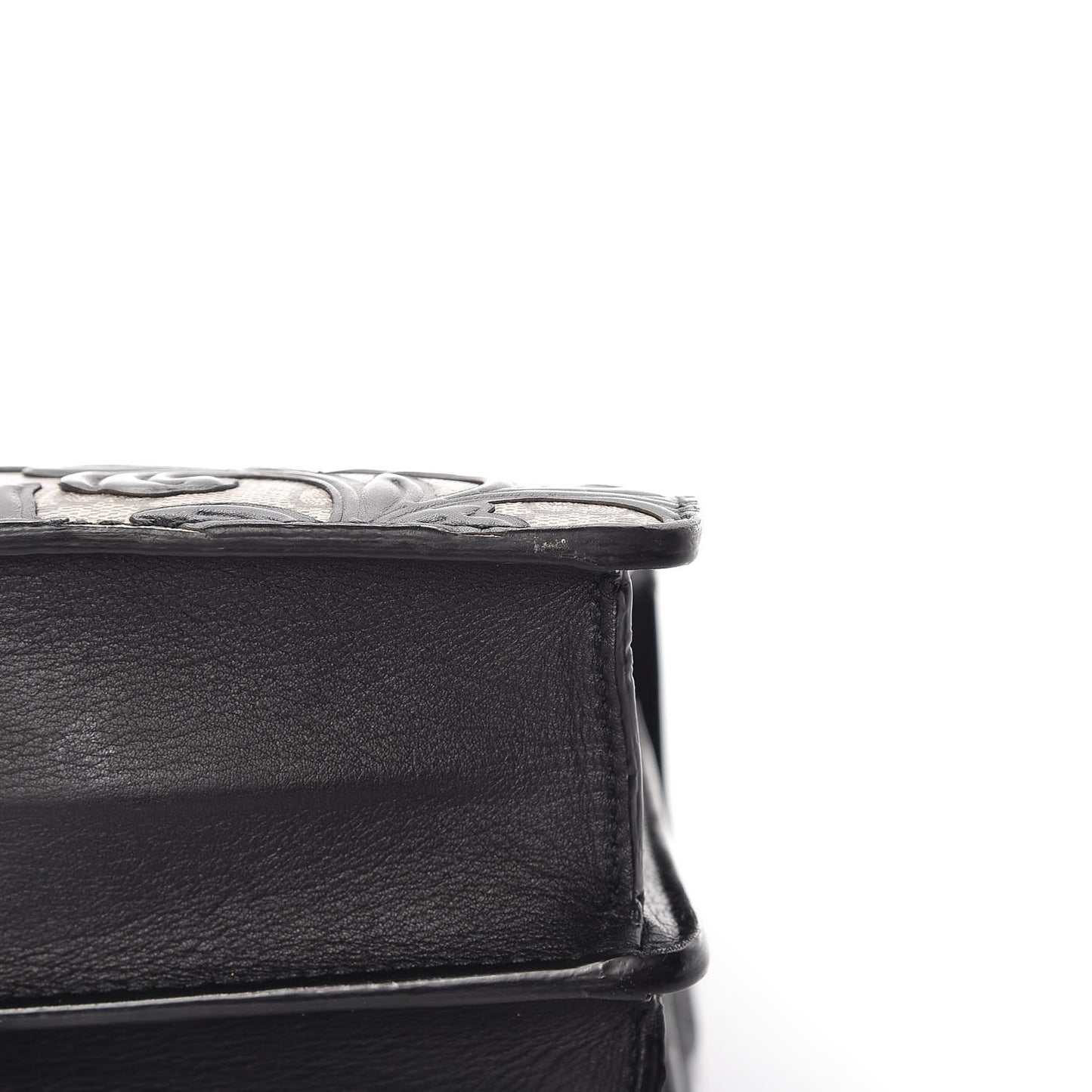 GG Supreme Monogram Arabesque Medium Dionysus Shoulder Bag Black