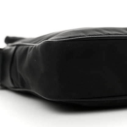 Prada Tessuto Nylon Saffiano Pocket Messenger Shoulder Bag Black 9 of 13