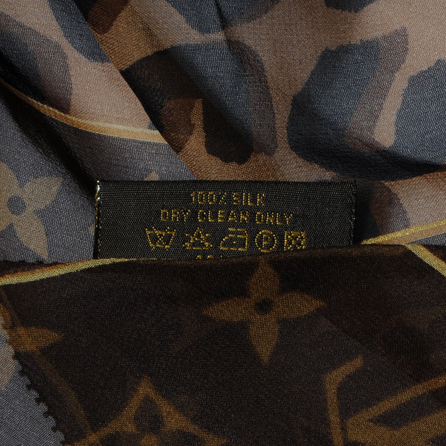 Silk Leopard and Monogram Scarf