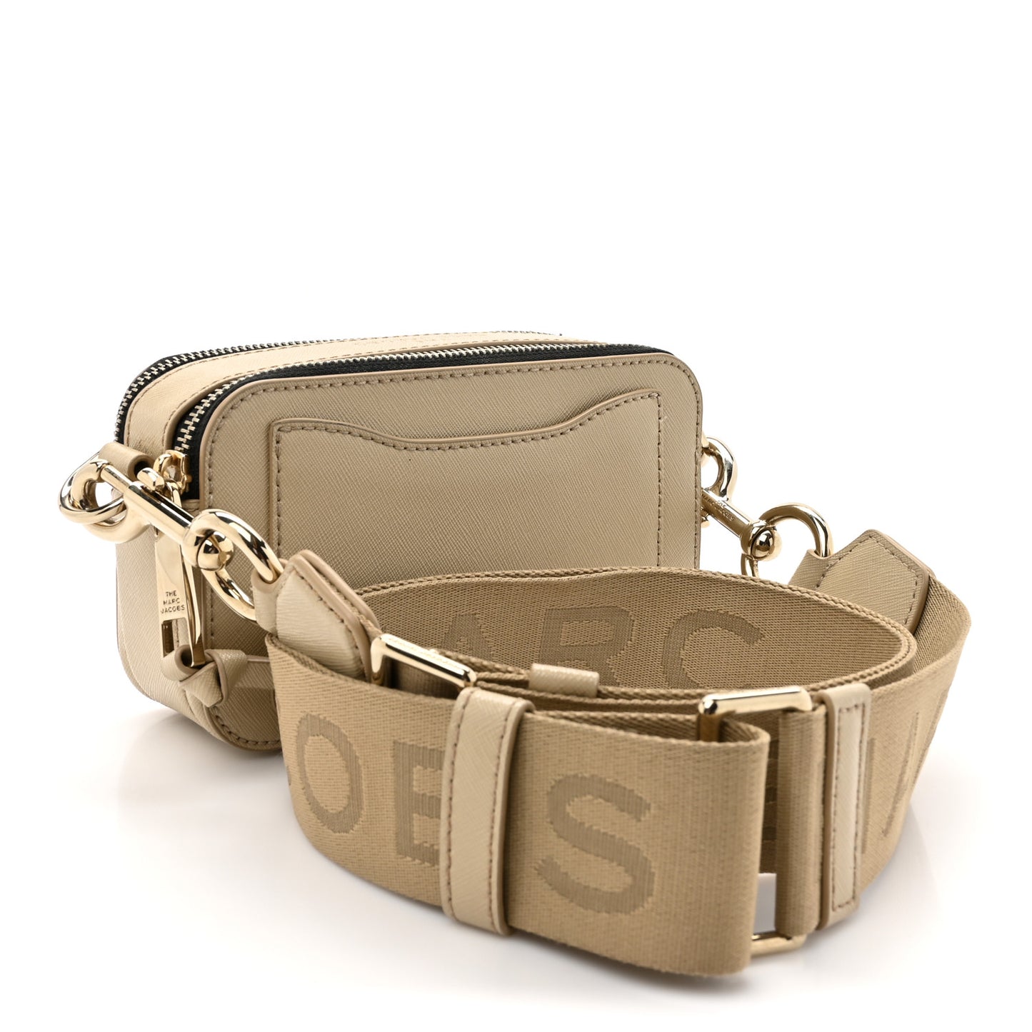 Saffiano Small Snapshot Camera Bag Khaki