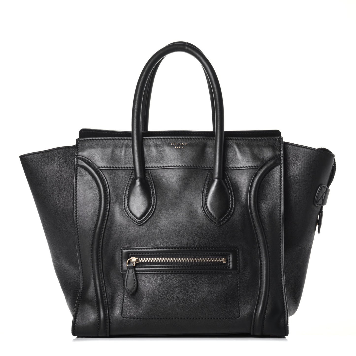 Smooth Calfskin Mini Luggage Black