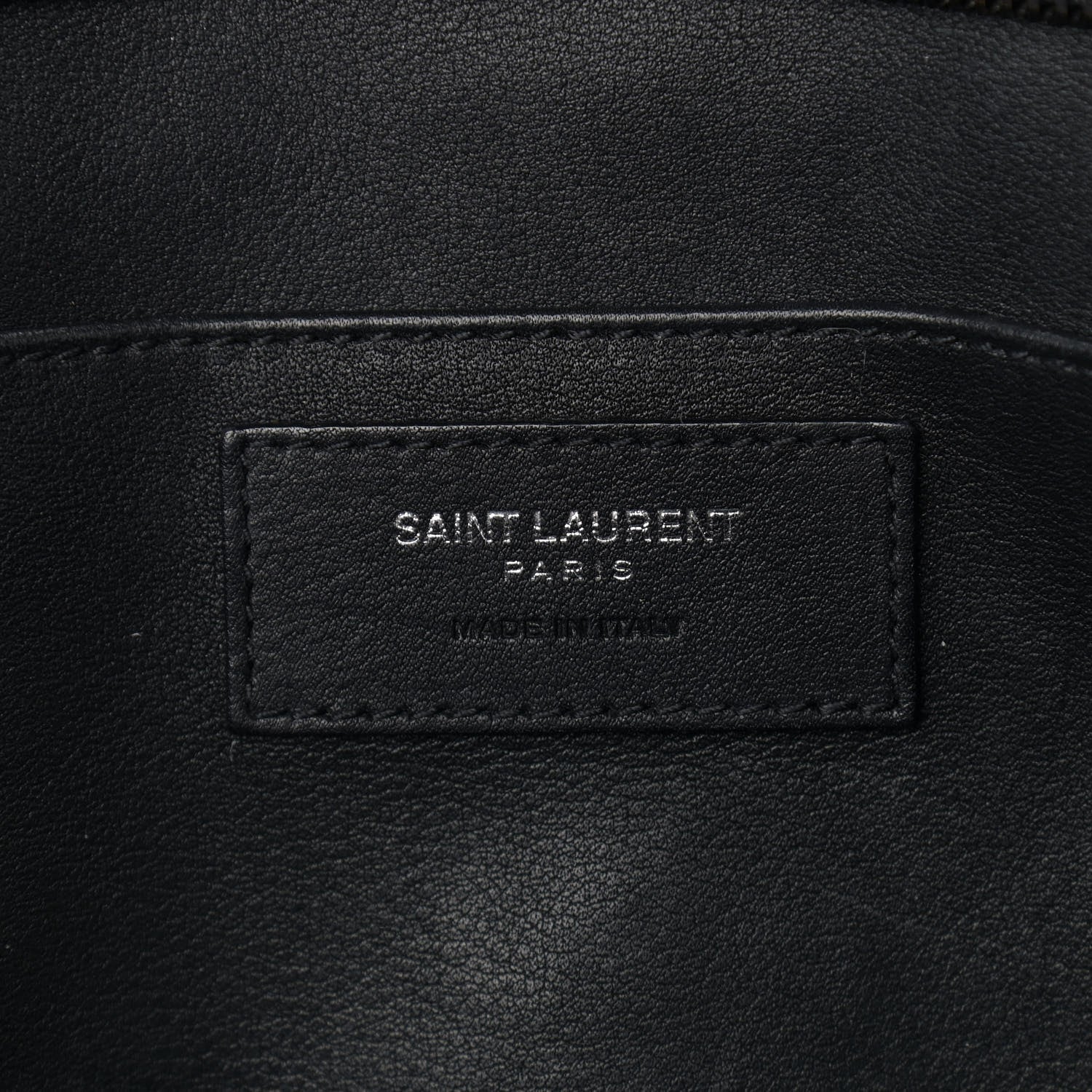 Saint Laurent Calfskin Small Monogram Downtown Cabas Black White 6 of 14