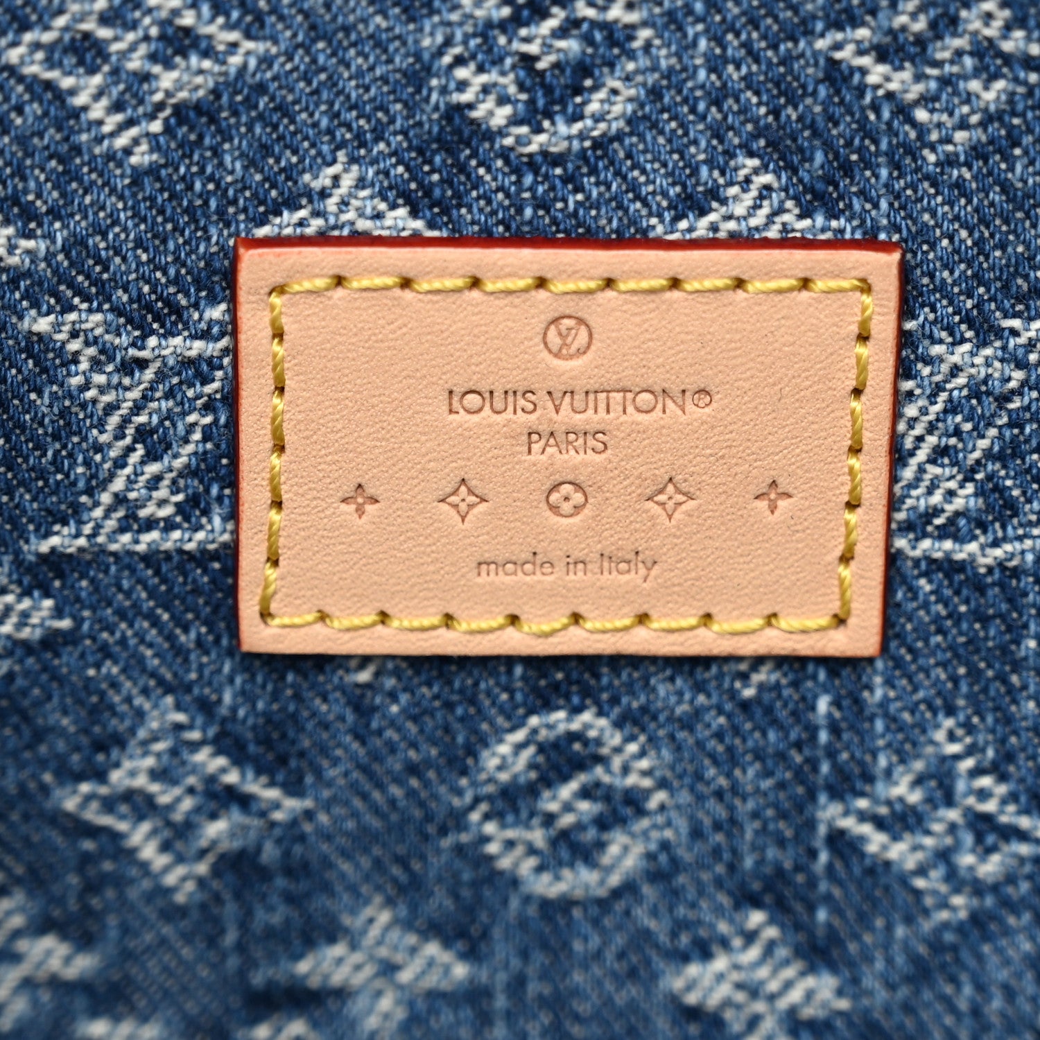 Louis Vuitton Monogram Denim High Rise Bumbag Blue 6 of 9