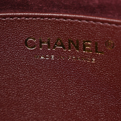 Chanel Calfskin Stitched Maxi Flap Top Handle Black 6 of 10