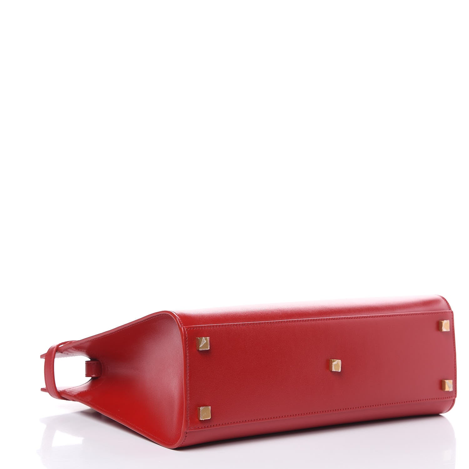 Saint Laurent Calfskin Small Manhattan Shopper Tote Red 4 of 9