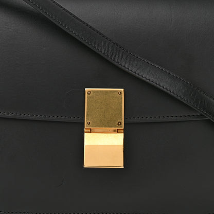 Celine Box Calfskin Medium Classic Box Flap Bag Black 8 of 12