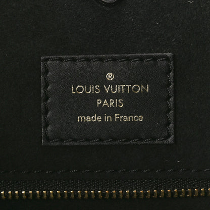Louis Vuitton Calfskin Monogram Fold Tote PM Cream Khaki Black 6 of 8