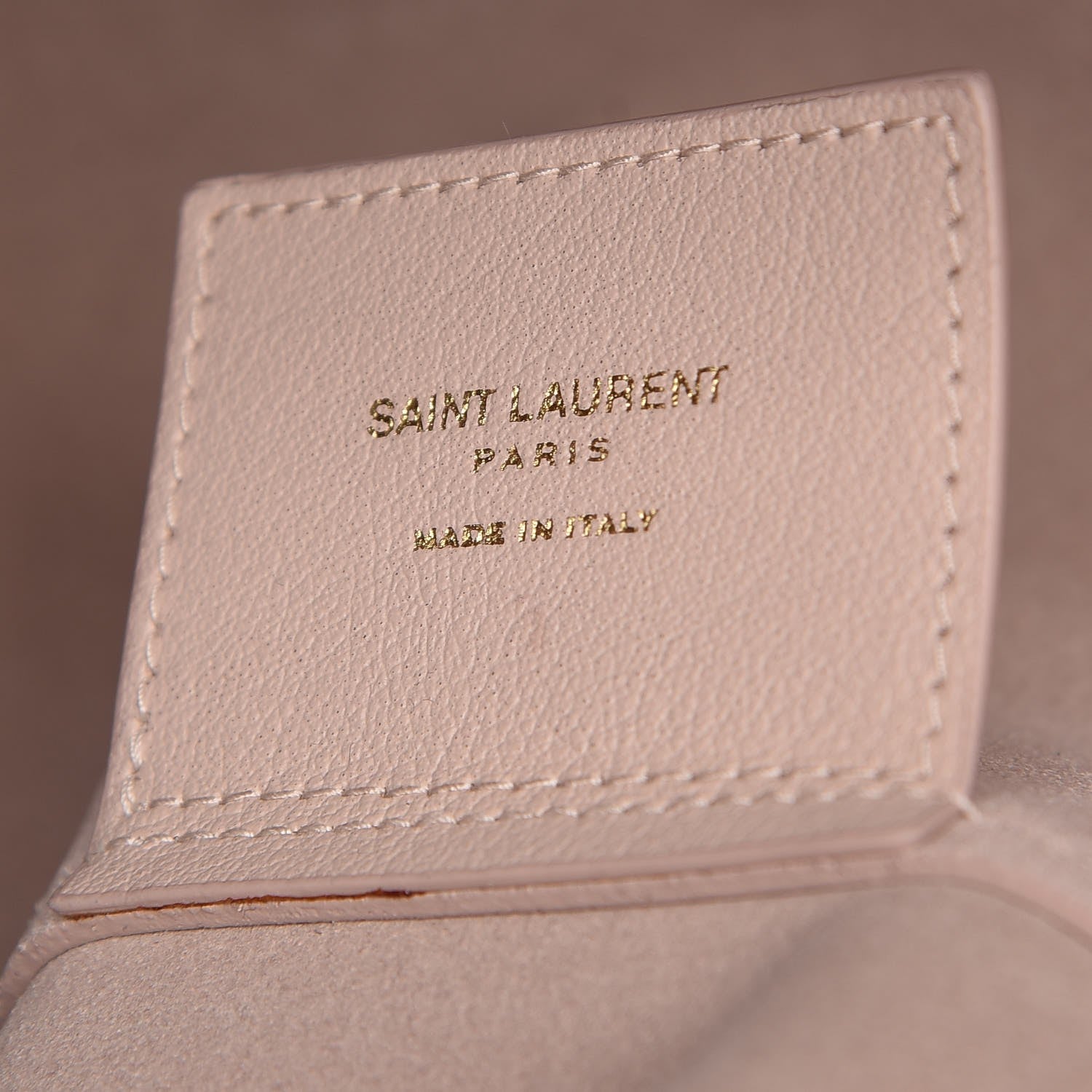 Saint Laurent Calfskin Large Shopping Tote Pale Blush 7 of 10