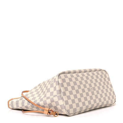 Louis Vuitton Damier Azur Neo Neverfull MM Rose Ballerine 5 of 11
