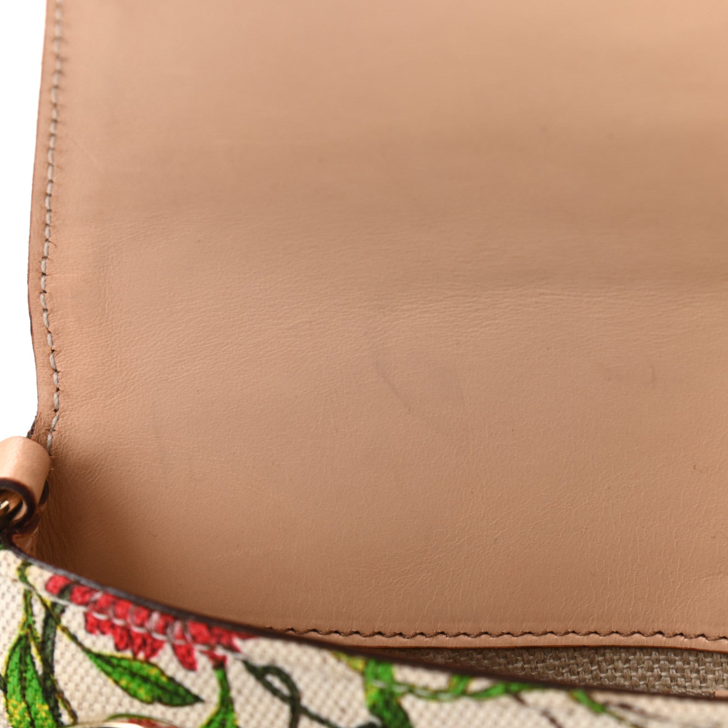 Gucci Canvas Flora Floral Horsebit Clutch 8 of 11