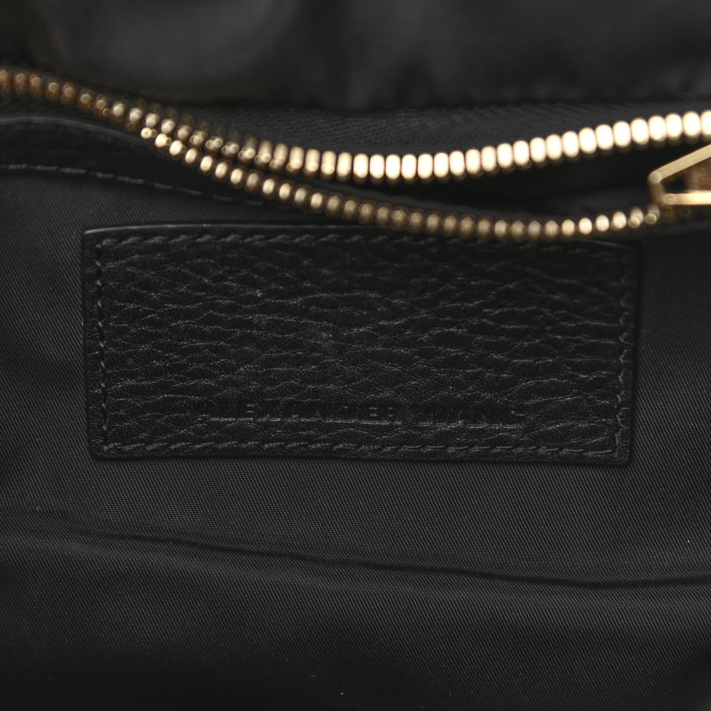 Pebbled Lambskin Mini Rockie Black Pale Gold Hardware