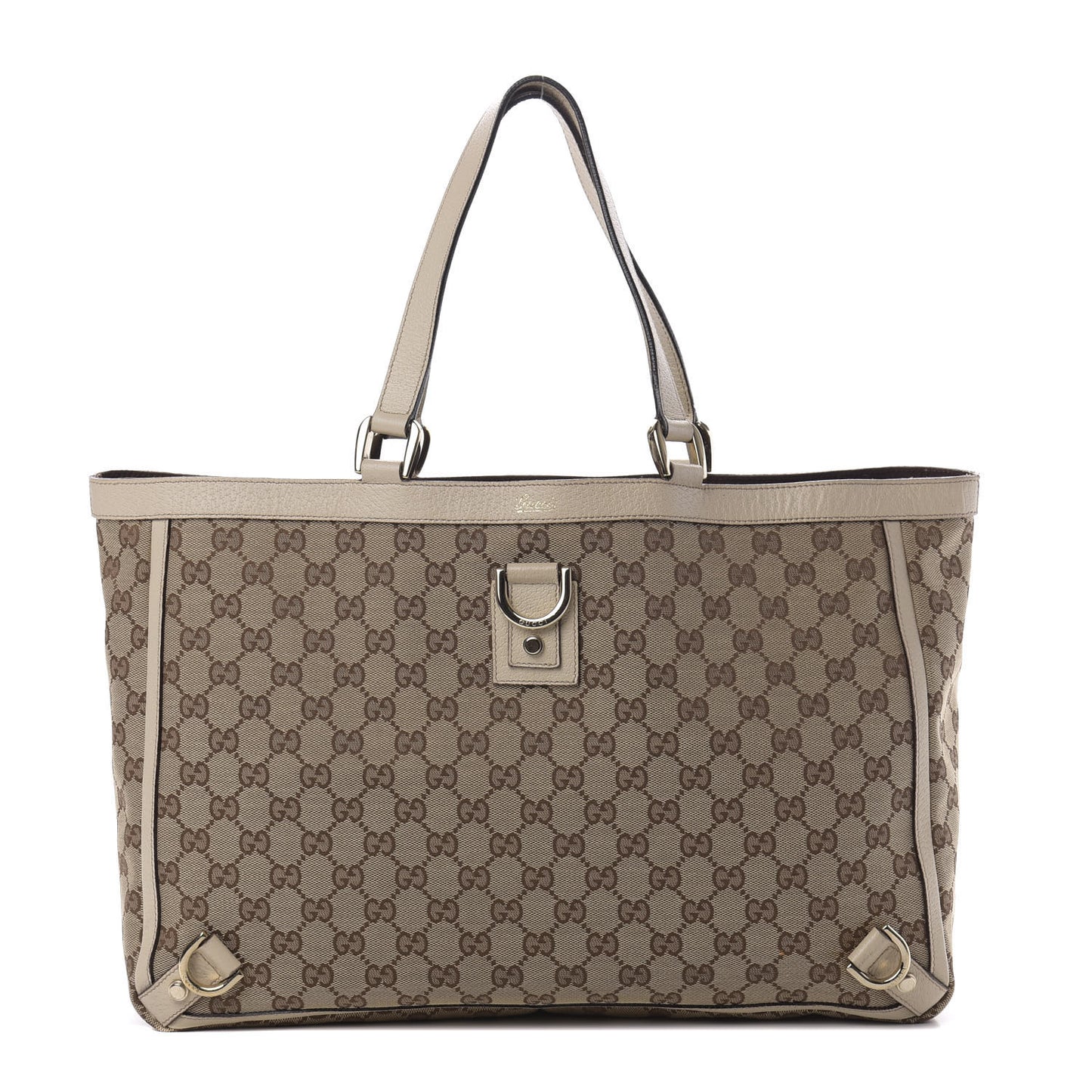 Monogram Large Abbey Tote Off White