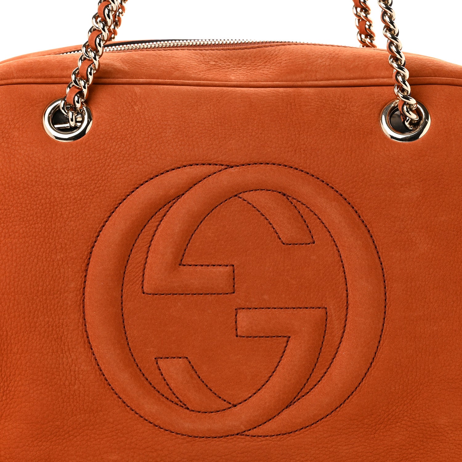 Gucci Vitello Range Medium Soho Bowler Old Whisky 8 of 10
