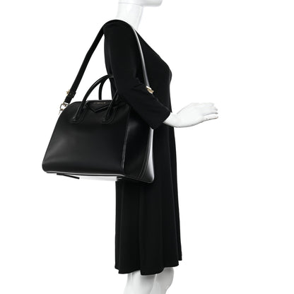 Givenchy Shiny Lord Calfskin Medium Antigona Black 2 of 10