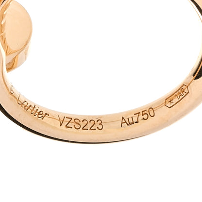 Cartier 18K Yellow Gold Juste Un Clou Hoop Earrings 3 of 4