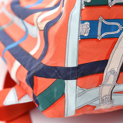 Hermes Silk Barenia Cavalcadour Airsilk Backpack 9 of 16