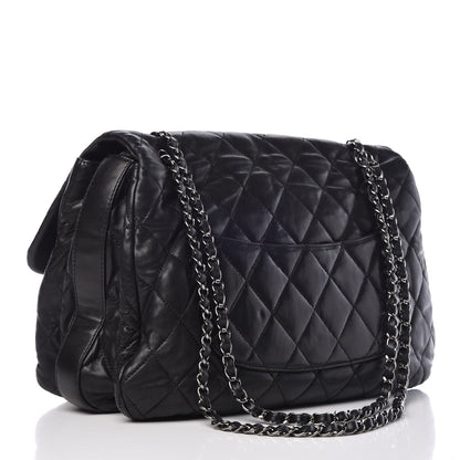 Chanel Lambskin Quilted 3 Maxi Flap Bag Black 3 of 13