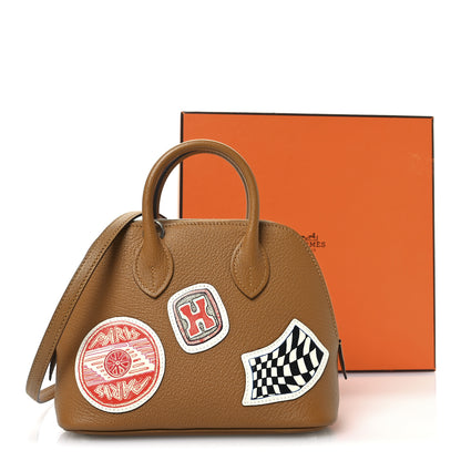 Hermes Chevre Mysore Pique Colle Mini 1923 Bolide Caramel Multicolor 11 of 12