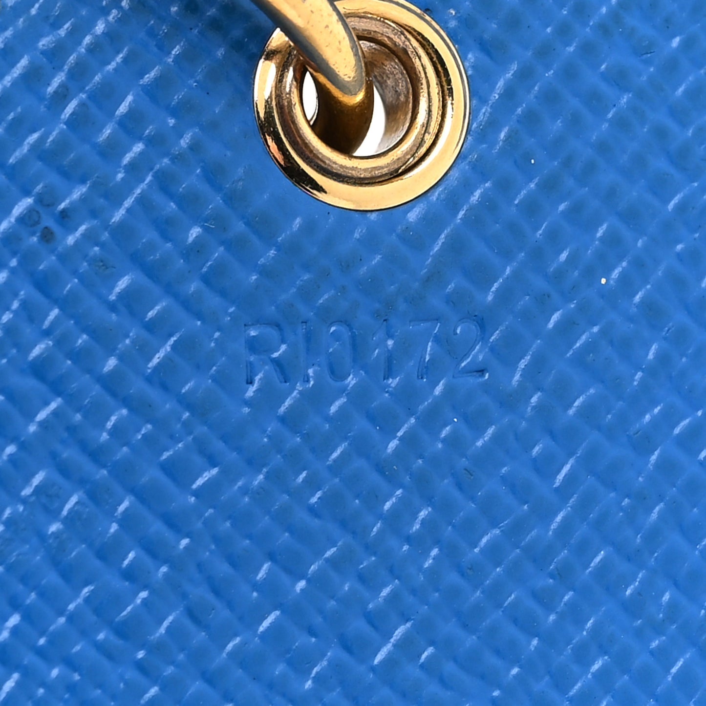 Monogram Kusama Pumpkin Dots Key Ring Blue