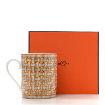 Hermes Porcelain Mosaique au 24 Mug Gold 7 of 7