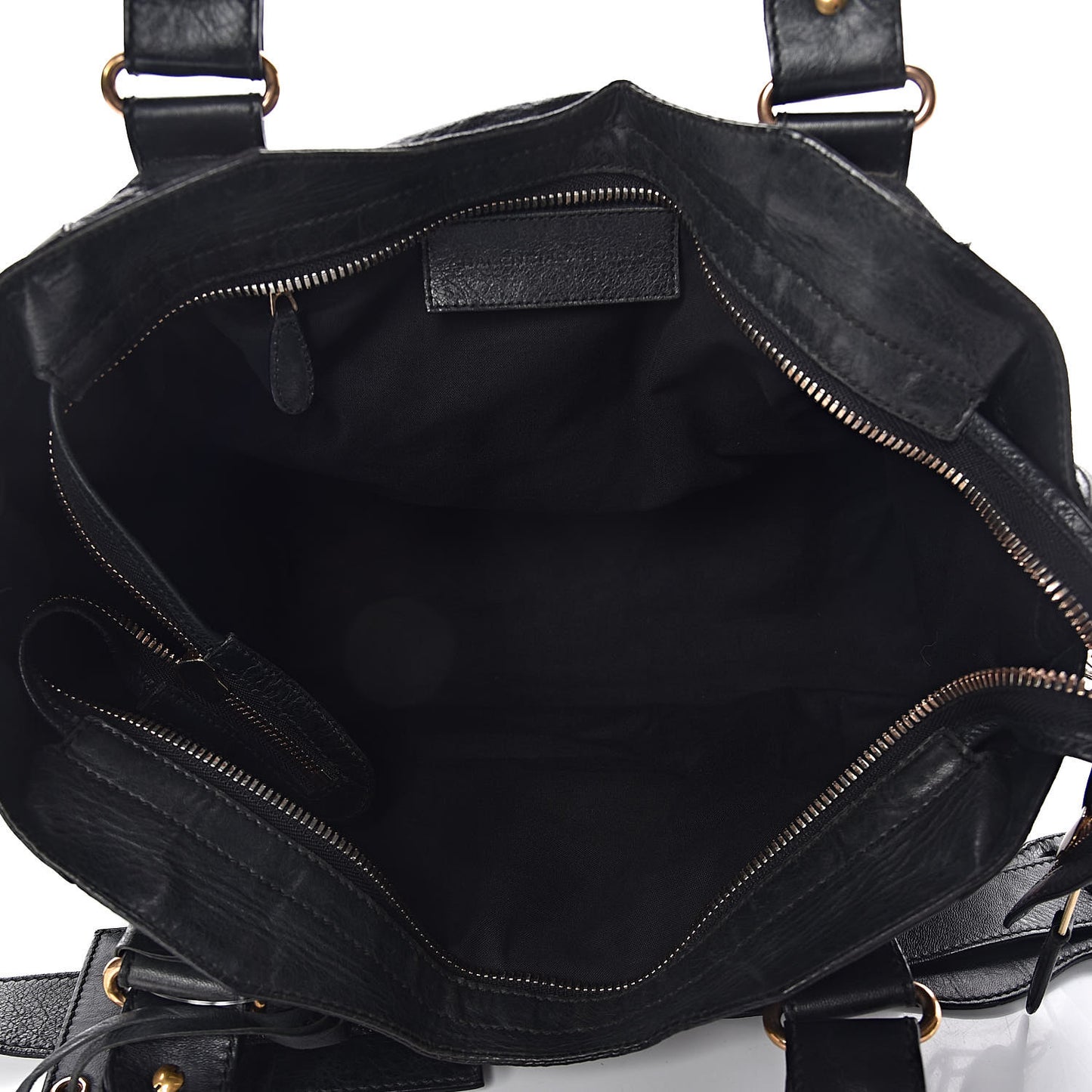 Agneau Giant 21 Rose Gold Hardware Part Time Black