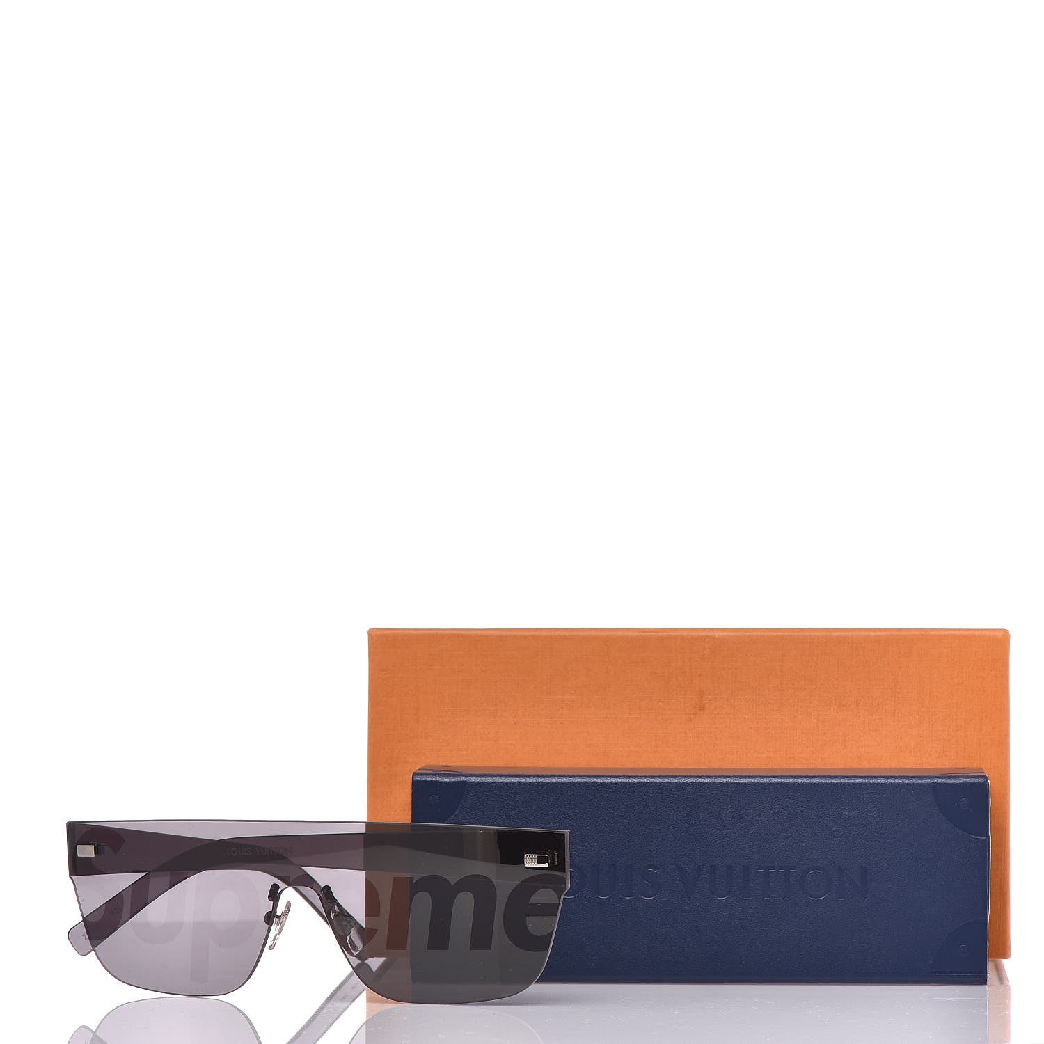 Louis Vuitton X SUPREME City Mask Sunglasses Black 8 of 8