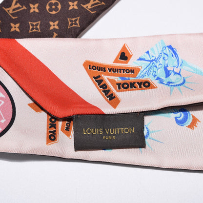 Louis Vuitton Silk Monogram World Tour Stickers BB Bandeau Nude 5 of 5
