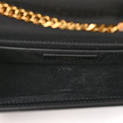 Saint Laurent Calfskin Small Classic Monogram Kate Tassel Satchel Black 5 of 9