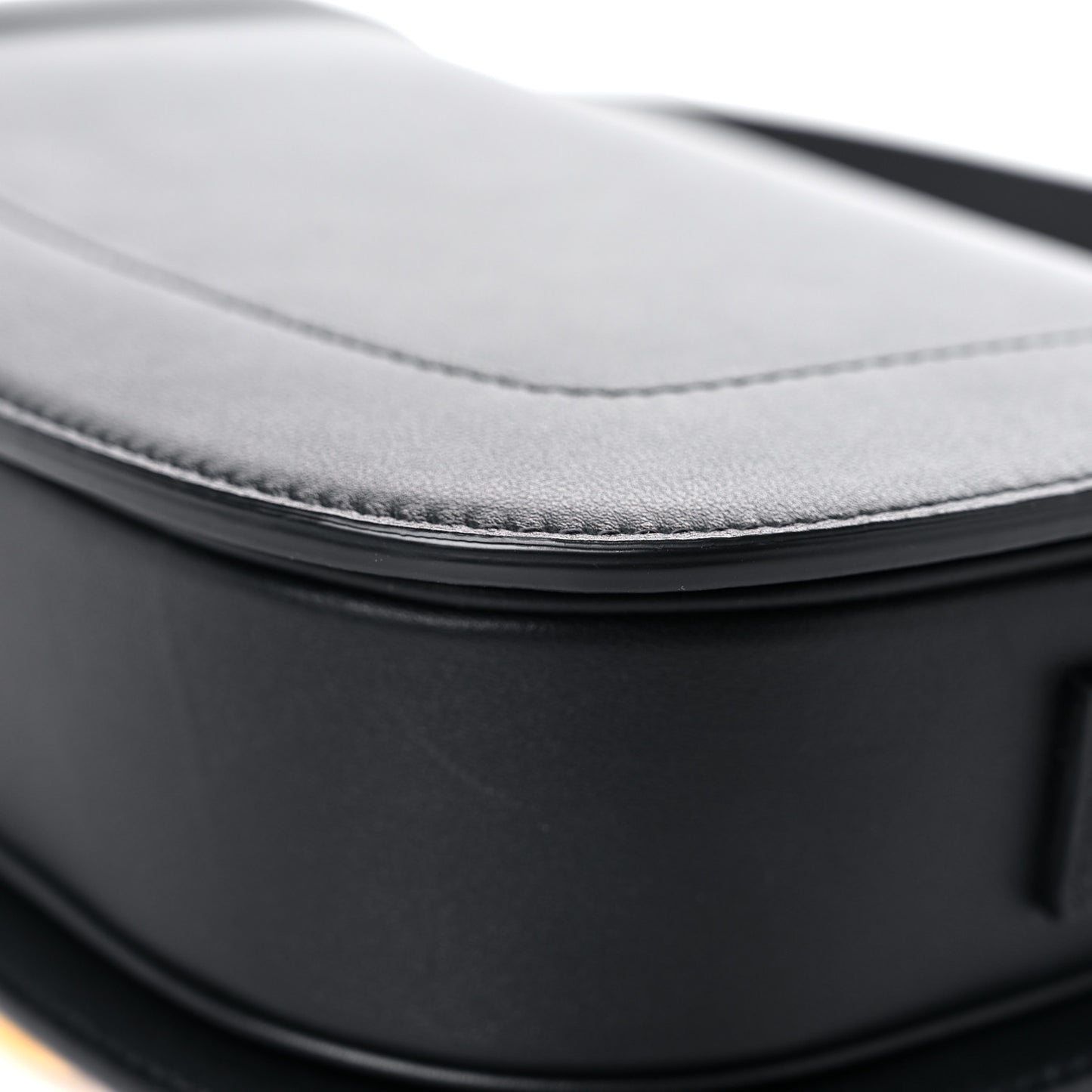 Smooth Calfskin Supervee Shoulder Bag Black