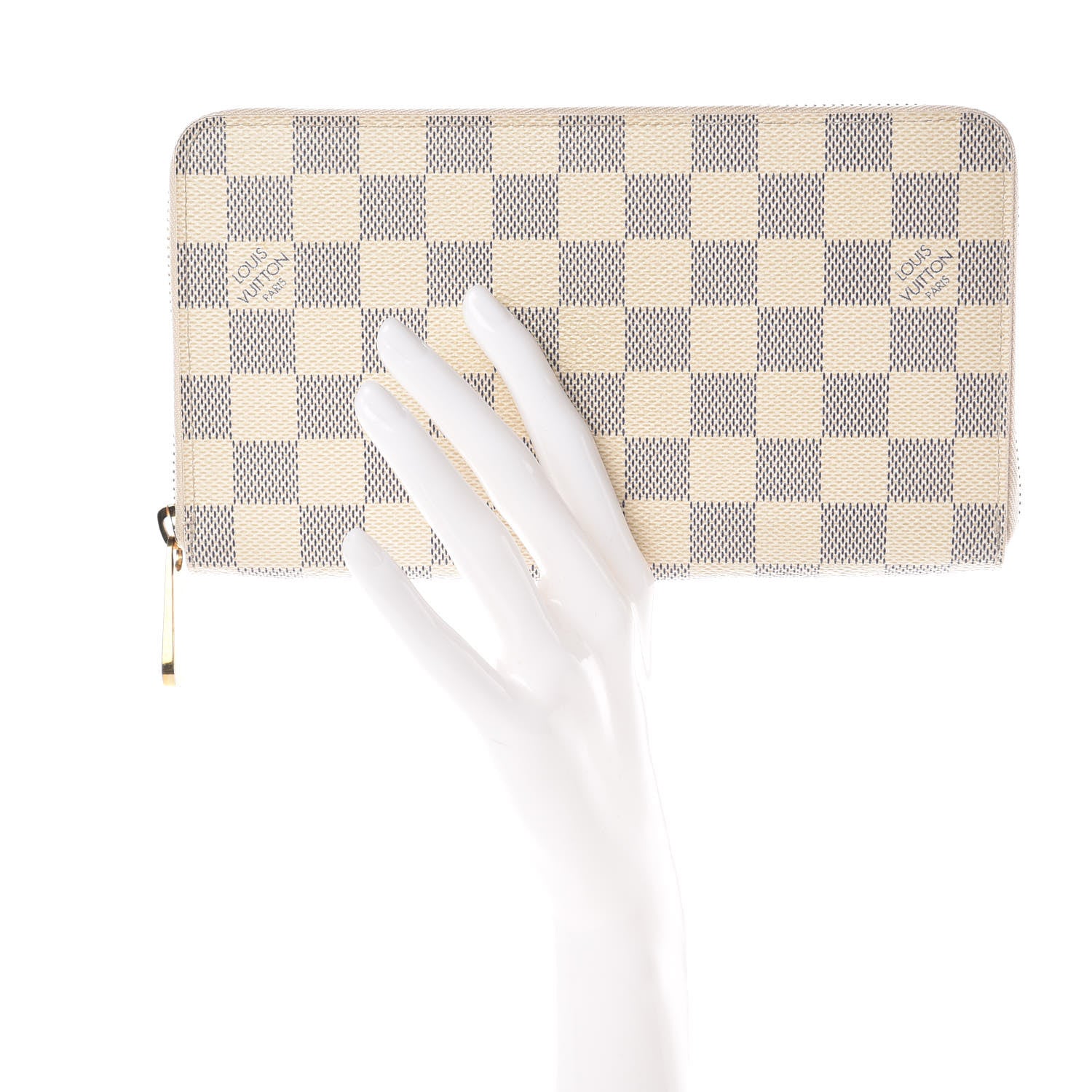 Louis Vuitton Damier Azur Zippy Organizer Wallet 2 of 9
