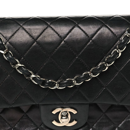 Chanel Lambskin Quilted Medium Double Flap Black 8 of 12
