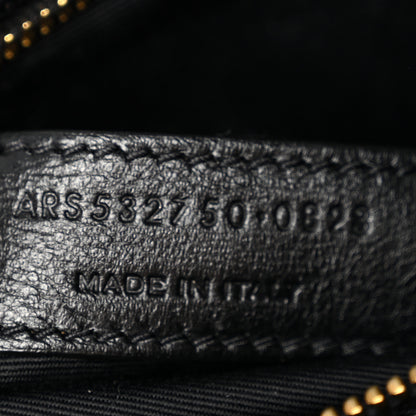 Saint Laurent Grain De Poudre Monogram Cassandra Clasp Bag Black 7 of 11