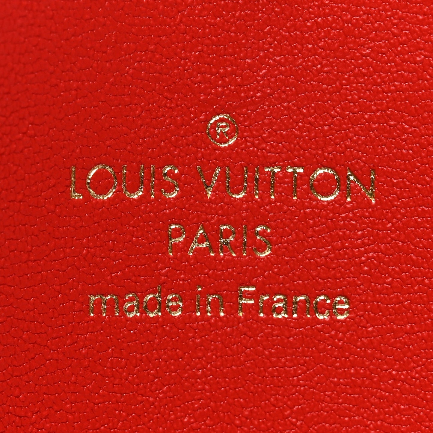 Monogram Medium Kirigami Pochette Insert Coquelicot