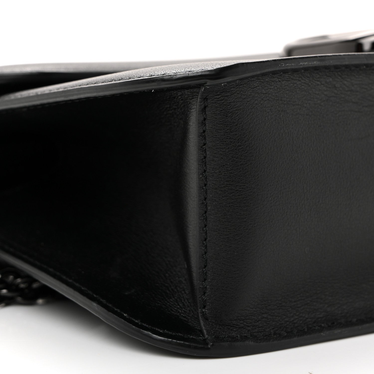 Valentino Garavani Calfskin Monochrome Vlogo Loco Shoulder Bag Black 9 of 10