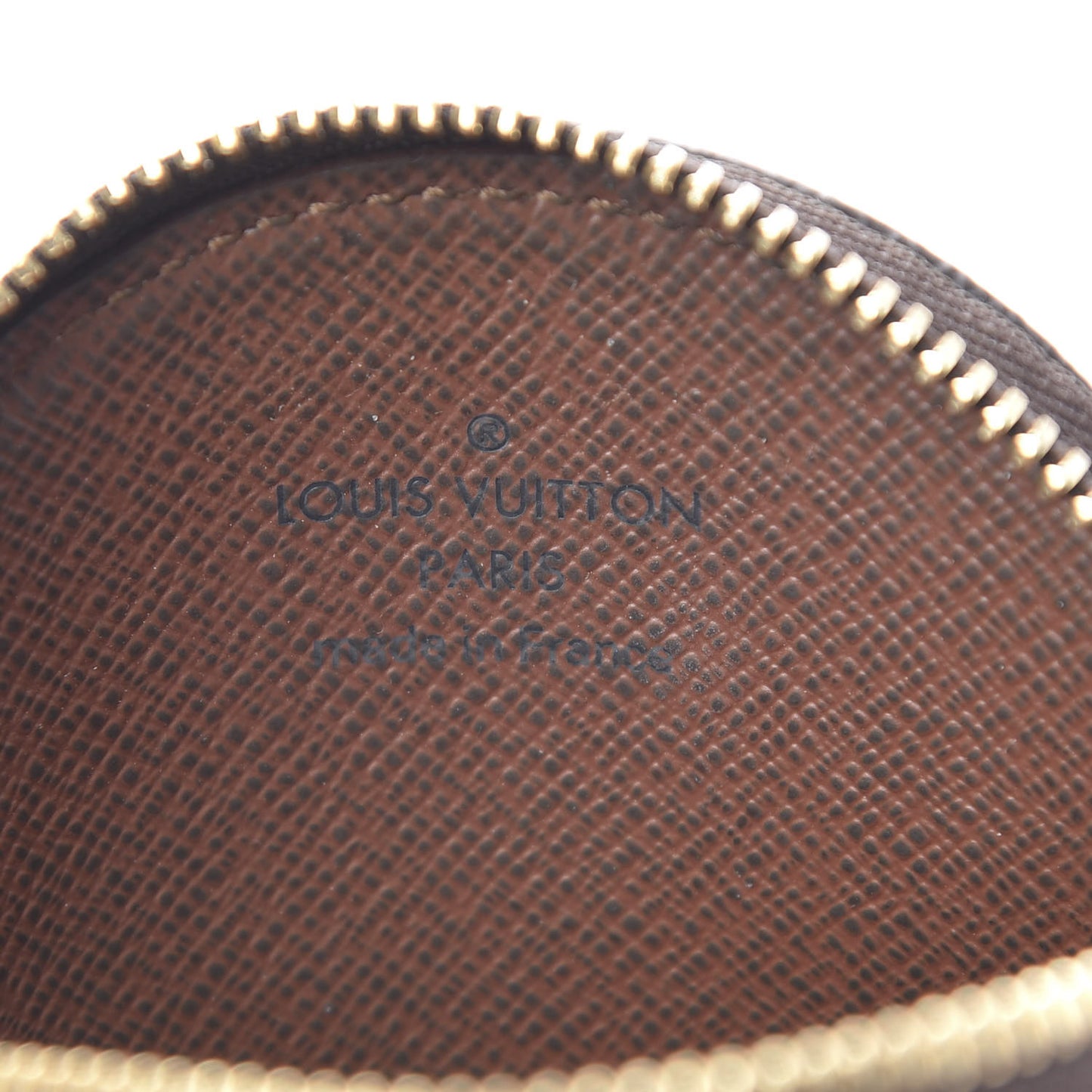 Monogram Round Coin Purse