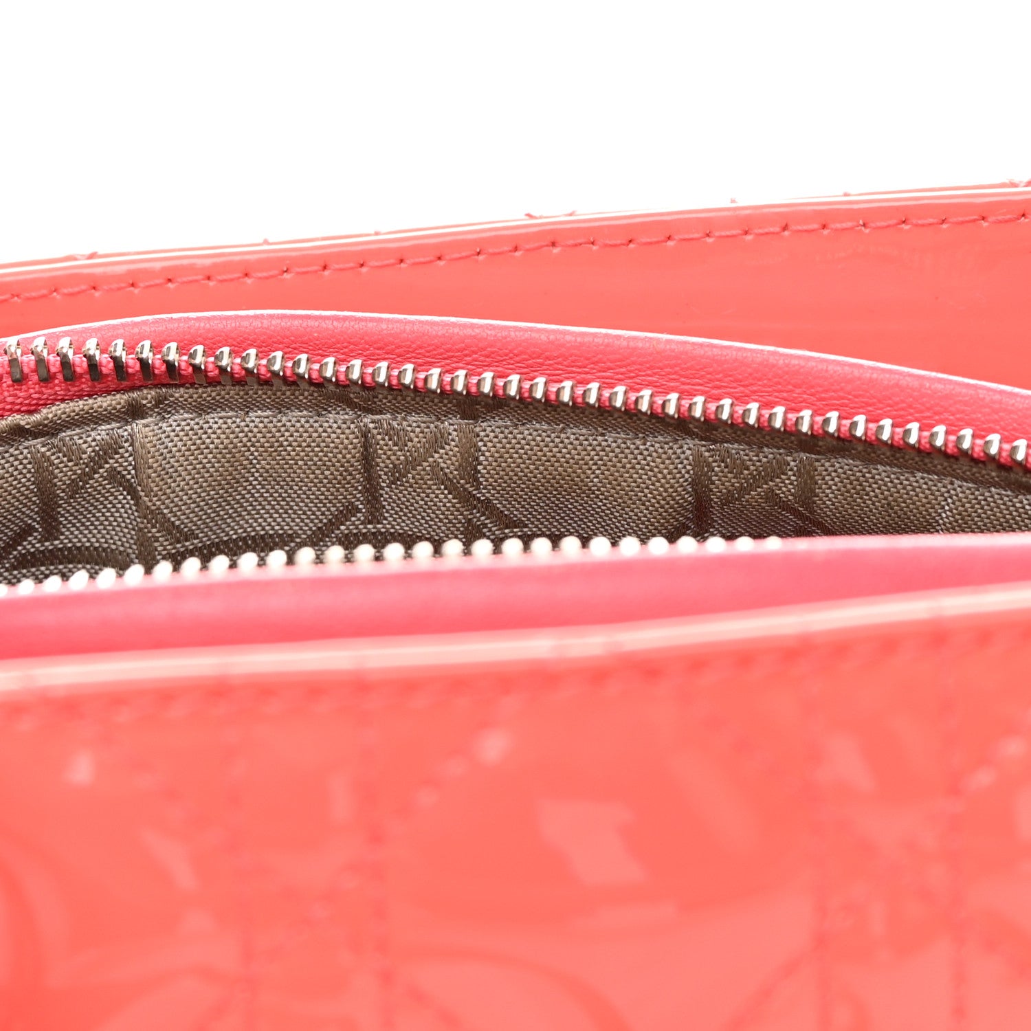 Christian Dior Patent Cannage Medium Lady Dior Fuchsia 11 of 18