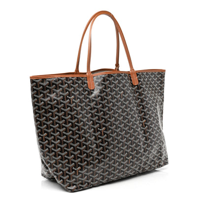 Goyard Goyardine Saint Louis GM Black Gold 4 of 10