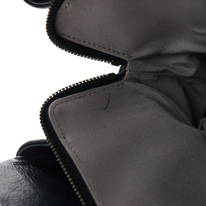 Chanel Lambskin Vertical Quilted Tote Navy 13 of 14