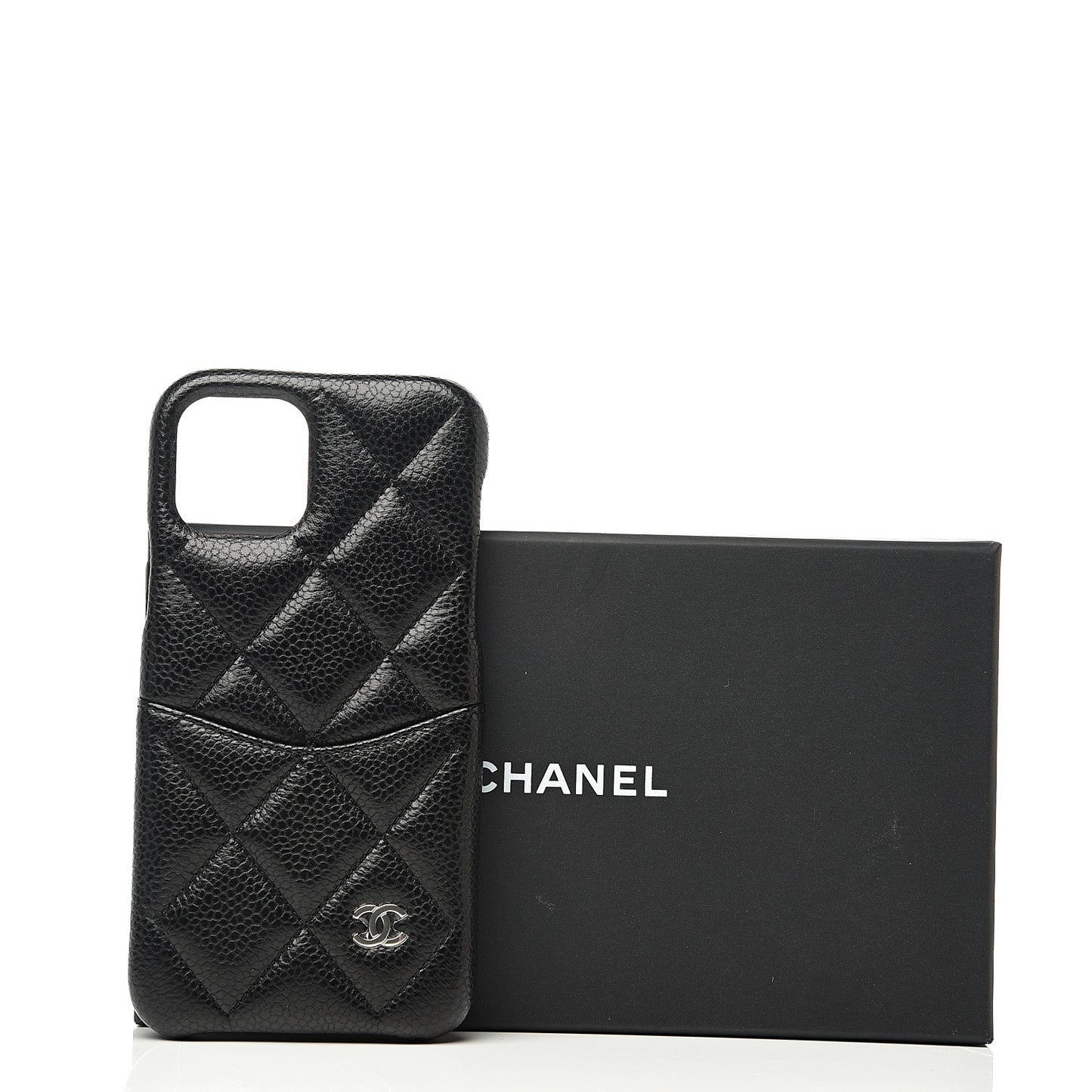 Caviar Quilted iPhone XI Pro Case Black